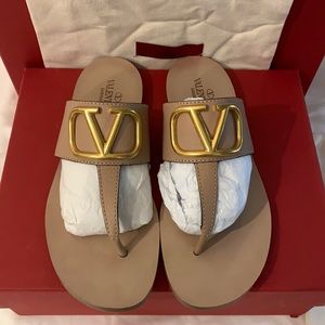 Valentino Garavani Logo Sandals